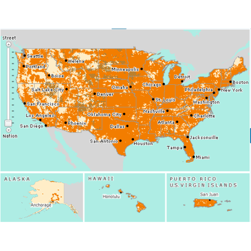 USA SIM im besten Netz von ATundT inkl. 10 GB LTE und 5G Daten- und Telefonflatrate für Smartphones