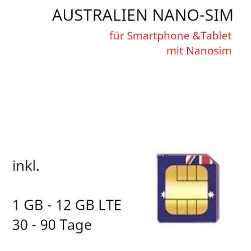 Australien NANO SIM