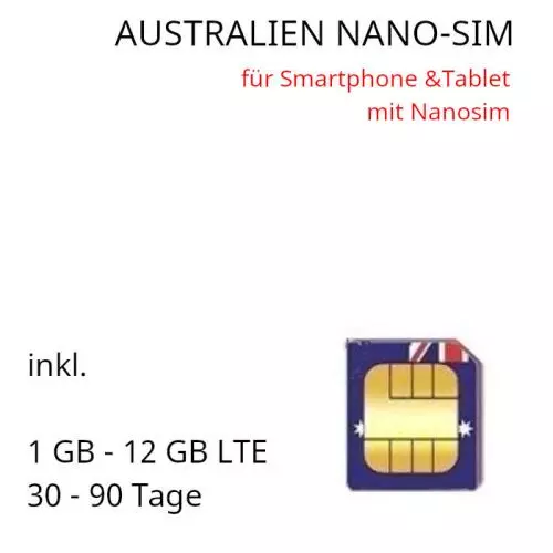 Australien NANO SIM