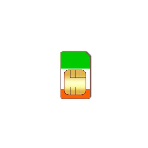 1000 MB Auflade-Guthaben für Irland Prepaid Daten SIM-Karte (Orange-Weiss)