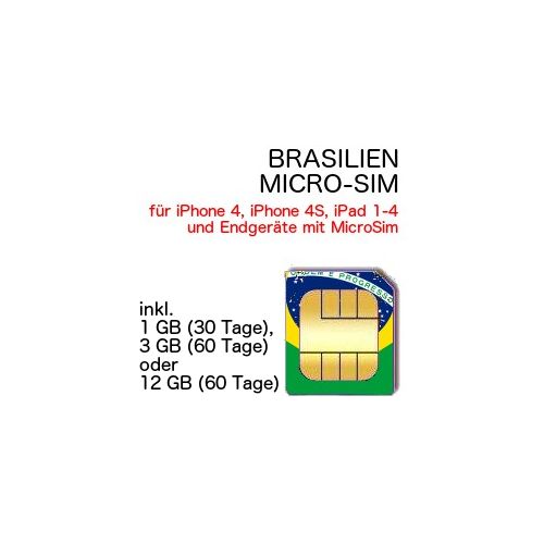 Brasilien MICRO-SIM
