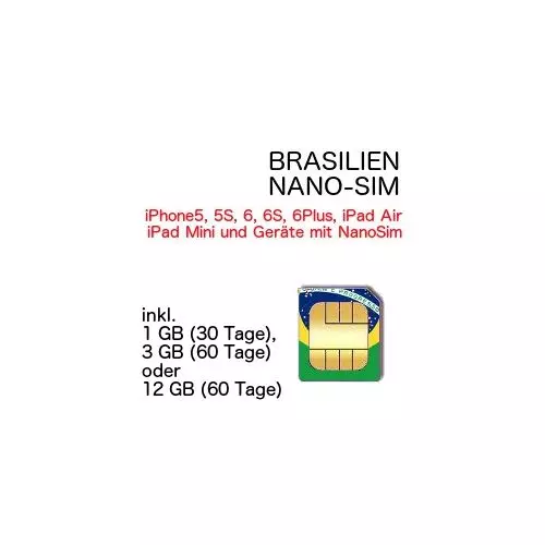 Brasilien NANO-SIM