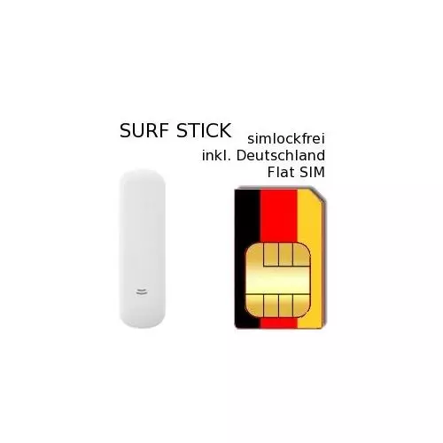 USB UMTS Surfstick inkl. Flatrate Deutschland Telefonie- und Daten SIM