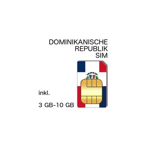 DOMINIKANISCHE REPUBLIK PREPAID SIM (DOM-REP)