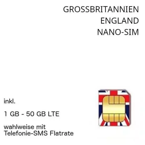 England NANO SIM