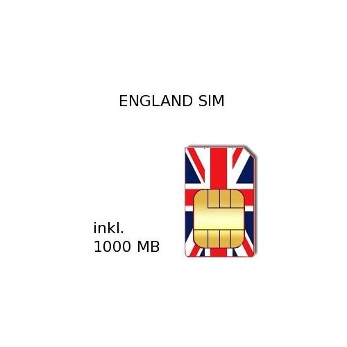 5 GB - 50 GB Auflade-Guthaben für England Prepaid Daten SIM