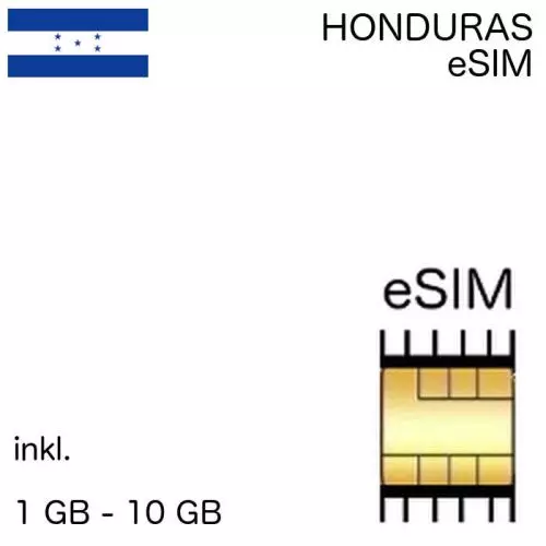 Honduranische esim Honduras