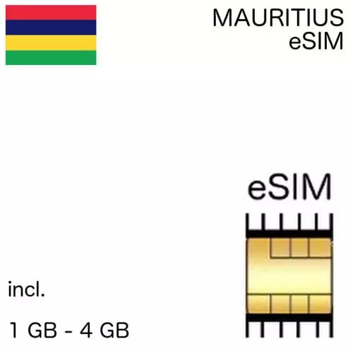 Mauritius eSIM incl. 1 GB - 6 GB