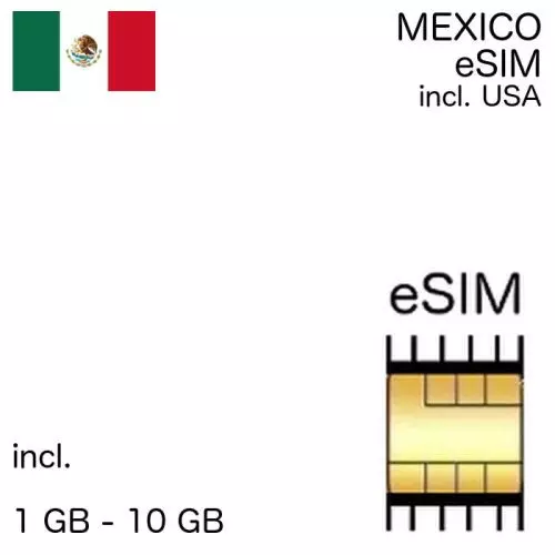 Mexiko eSIM Mexico