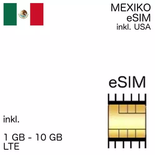 Mexiko eSIM Mexico