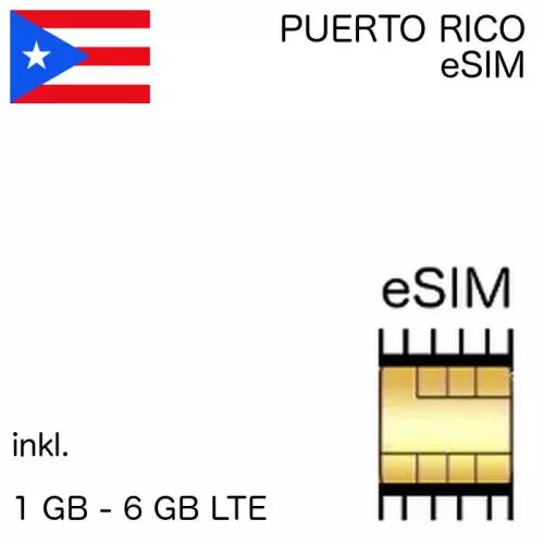 puertorikanische eSIM Puerto Rico