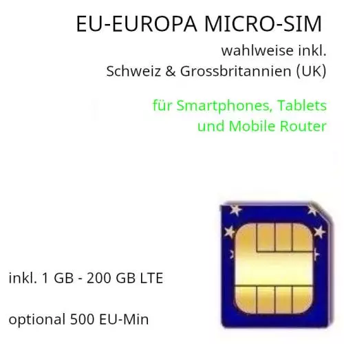 Europa Micro SIm