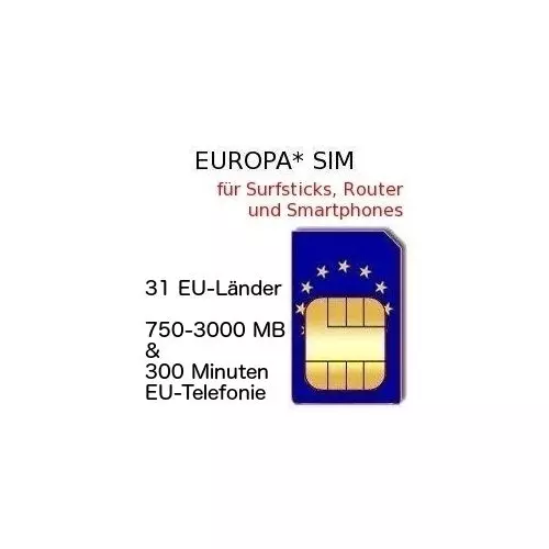 Europa SIM 31 Länder