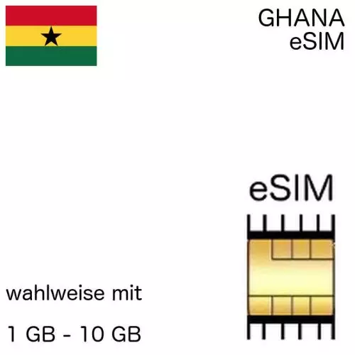 Ghanesische eSIM Ghana