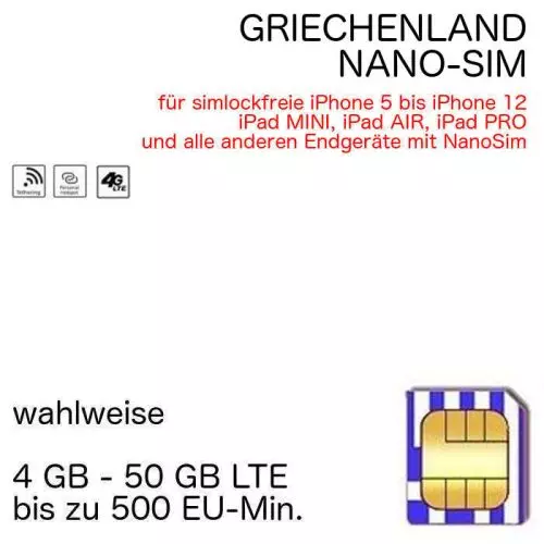 Griechenland NANO SIM