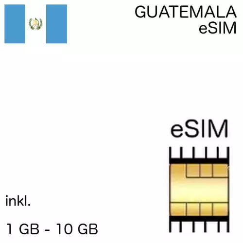 Guatemala eSIM guatemaltekisch