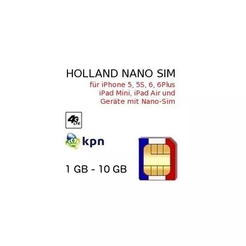 Holland NANO SIM