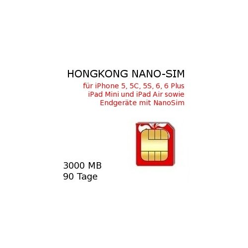 Hong Kong nano-sim