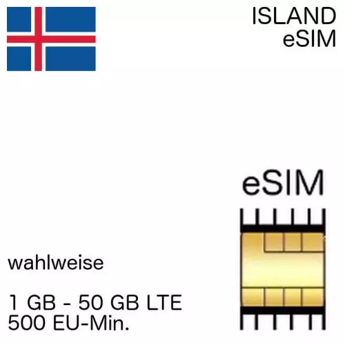 isländische eSIM Island