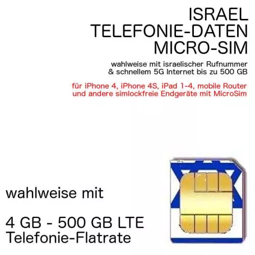 israelische MICRO-SIM israel