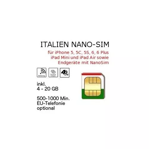 Italien NANO-SIM Vodafone