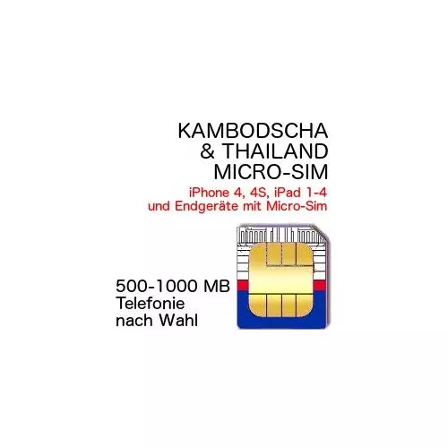 Kambodscha MICRO SIM