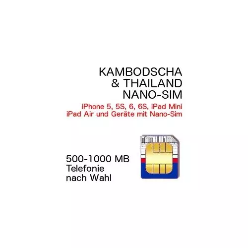 Kambodscha NANO SIM