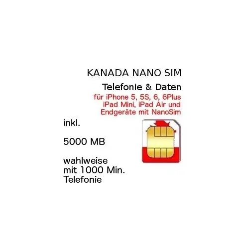 Kanada Nano SIM