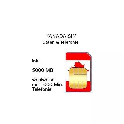 Kanada SIM 5 GB