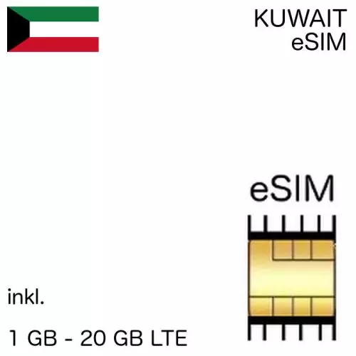 kuwaitische Esim Kuwait