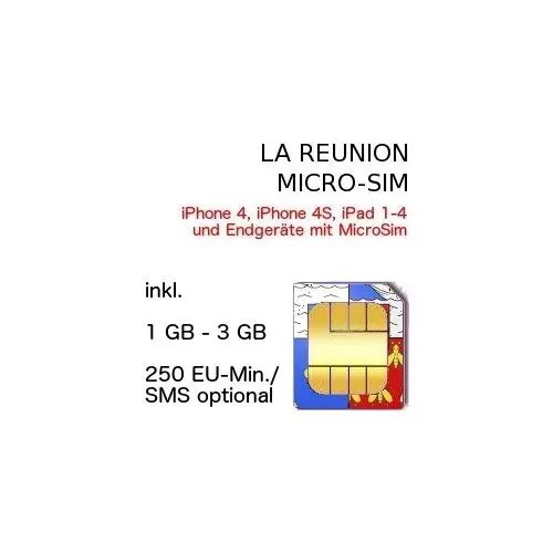 La Reunion micro sim