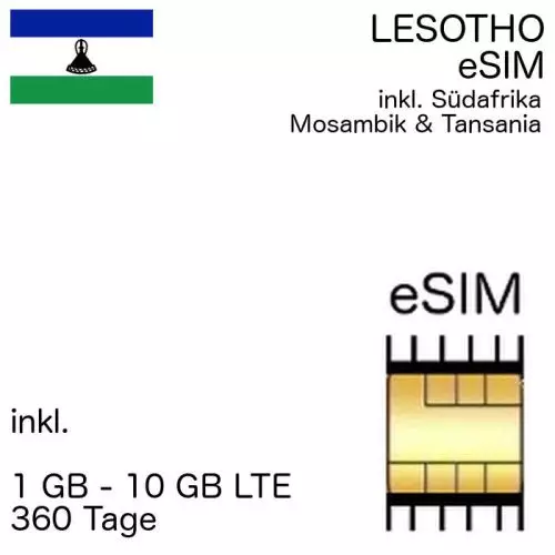 lesothisch eSIM Lesotho