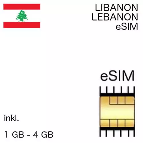 Libanesische eSIM Libanon