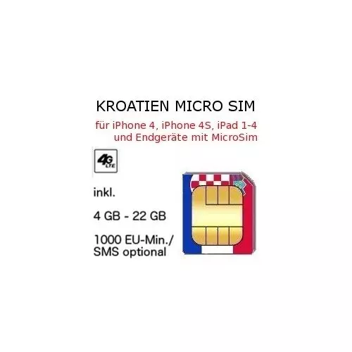 Kroatien MICRO SIM