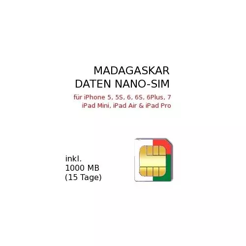 MADAGASKAR NANO SIM