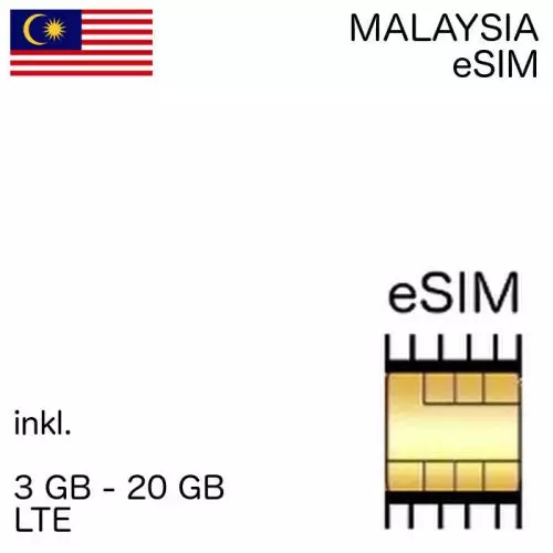 Malaiische eSIM Malaysia