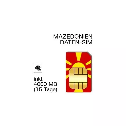 Mazedonien LTE SIM