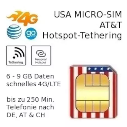 USA MICRO-SIM LTE GoPhone