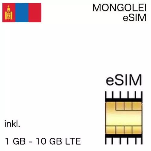 Mongolische eSIM Mongolei