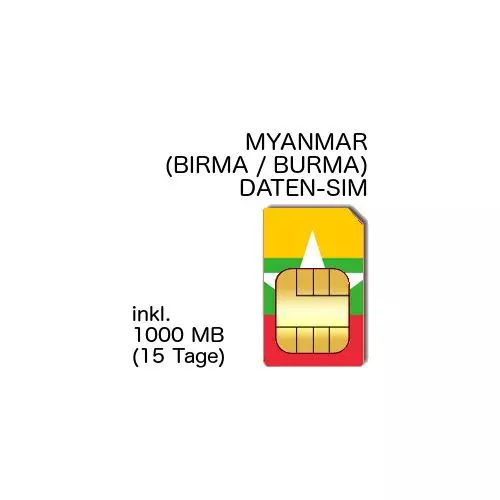 Myanmar SIM - BIRMA
