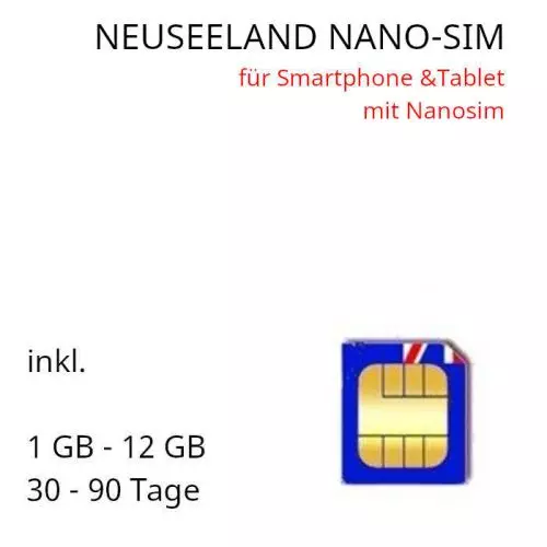 Neuseeland NANO SIM