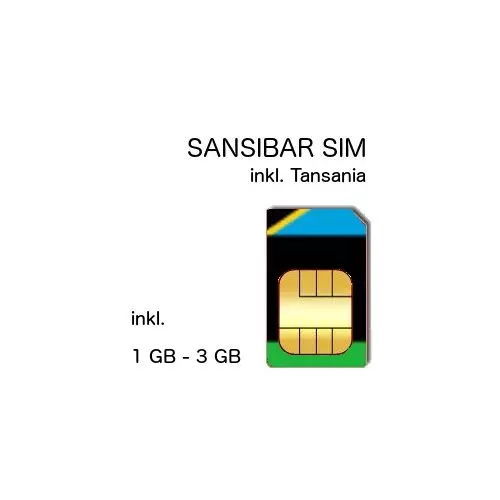 SANSIBAR PREPAID SIM ZANSIBAR