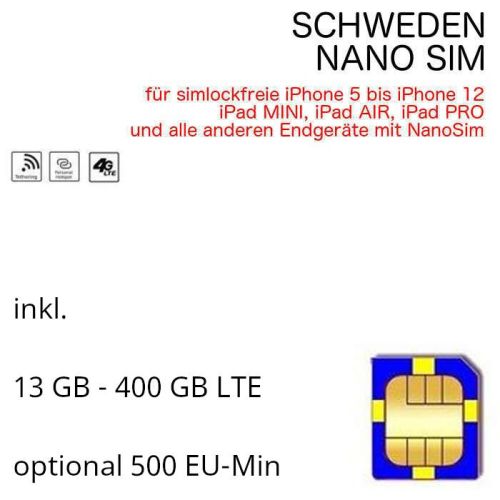 Schweden NANO SIM
