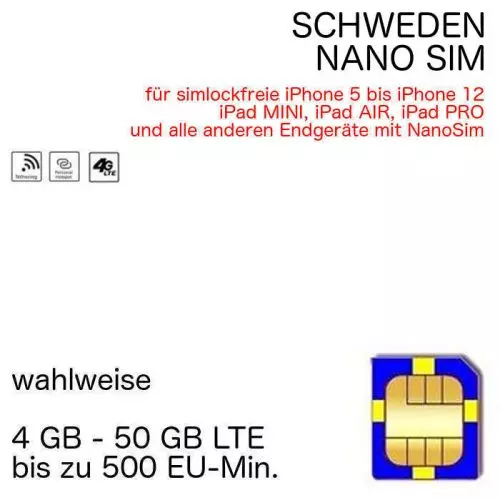 Schweden NANO SIM