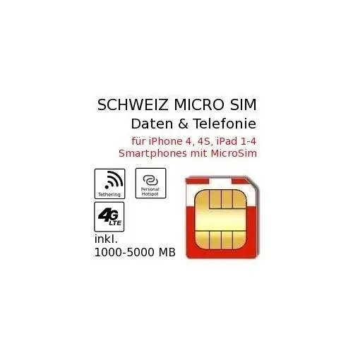 Schweiz micro sim