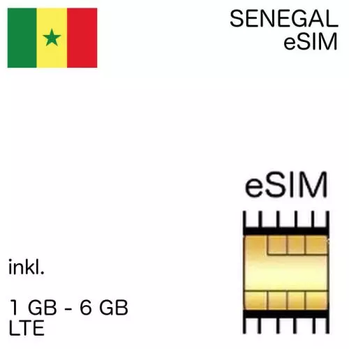 Senegalesische eSIM Senegal