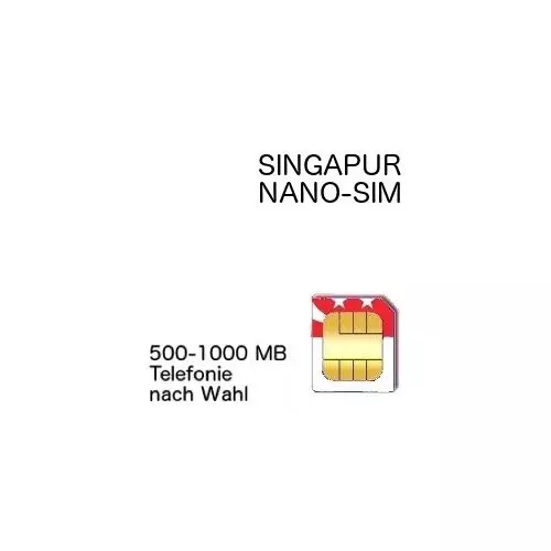 Singapur NANO Telefonkarte