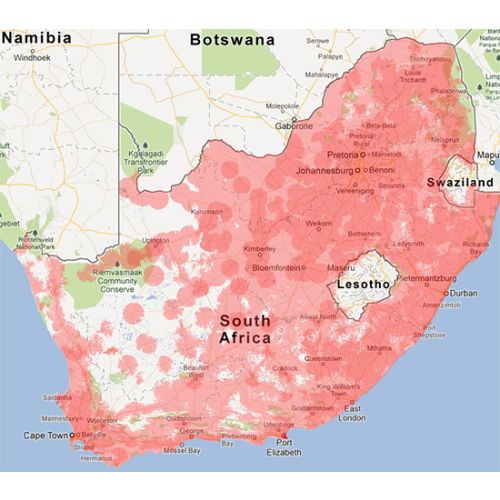 Südafrika Telefonkarte (SIM) inkl. Guthaben für 120 Minuten internationale Telefonie