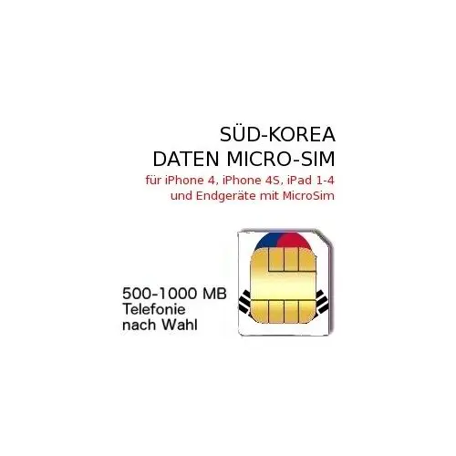 Südkorea MicroSIM