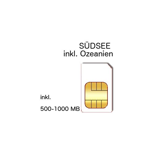 Aufladeguthaben 500-1000 MB für Südsee-Franz. Polynesien-SIM 